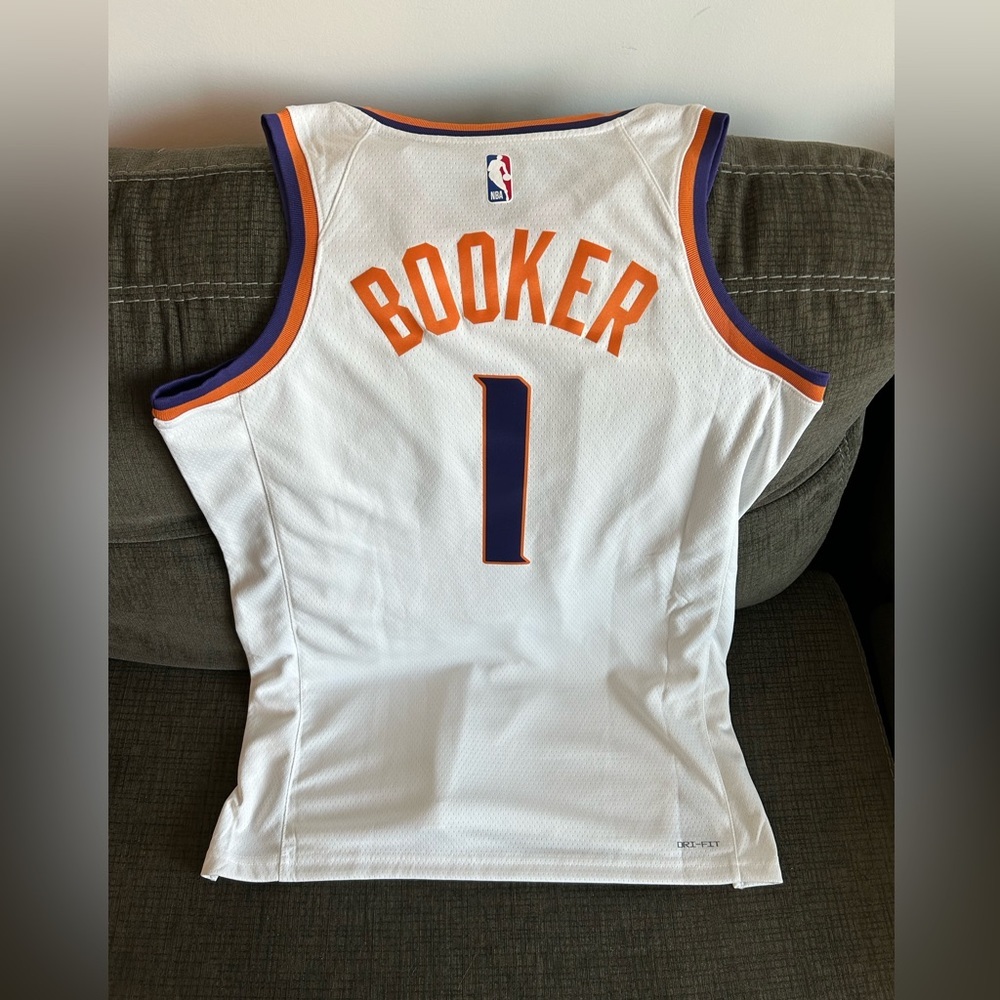 Nike Devin Booker Phoenix Suns Swingman Jersey Association Edition Men’s Sz: M - Picture 7 of 7